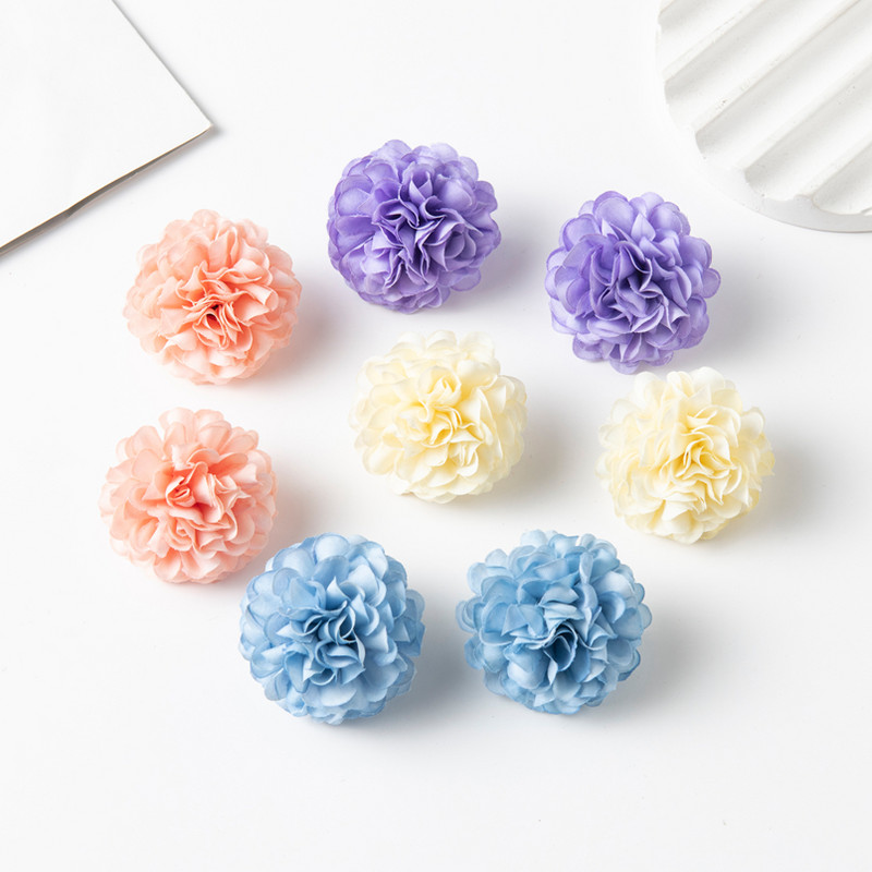 20GAB Mākslīgie ziedi Kāzu Scrapbooking Hortenzijas Dārza Arka Ziemassvētku rotājumi mājām Viltus augi Zīda neļķe