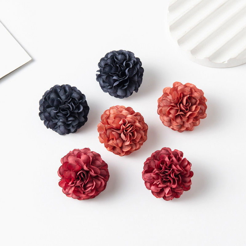 20GAB Mākslīgie ziedi Kāzu Scrapbooking Hortenzijas Dārza Arka Ziemassvētku rotājumi mājām Viltus augi Zīda neļķe