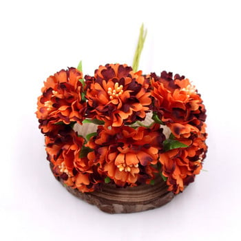 Κατιφές 6τμχ/μάτσο 3,5cm mini λουλούδι μαργαρίτα μπουκέτο τεχνητό λουλούδι διακόσμηση γάμου αξεσουάρ χειροτεχνίας diy διακόσμησης σπιτιού
