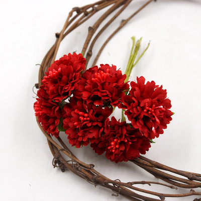 Körömvirág 6db/csokor 3,5cm mini százszorszép virág csokor művirág esküvői dekoráció barkácsolás kézműves lakberendezési kiegészítők