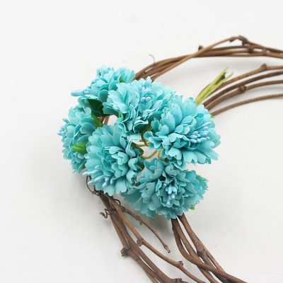 Körömvirág 6db/csokor 3,5cm mini százszorszép virág csokor művirág esküvői dekoráció barkácsolás kézműves lakberendezési kiegészítők