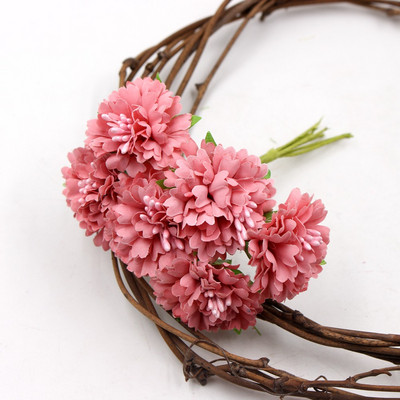 Körömvirág 6db/csokor 3,5cm mini százszorszép virág csokor művirág esküvői dekoráció barkácsolás kézműves lakberendezési kiegészítők