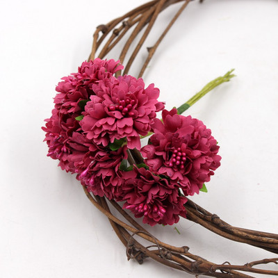 Körömvirág 6db/csokor 3,5cm mini százszorszép virág csokor művirág esküvői dekoráció barkácsolás kézműves lakberendezési kiegészítők