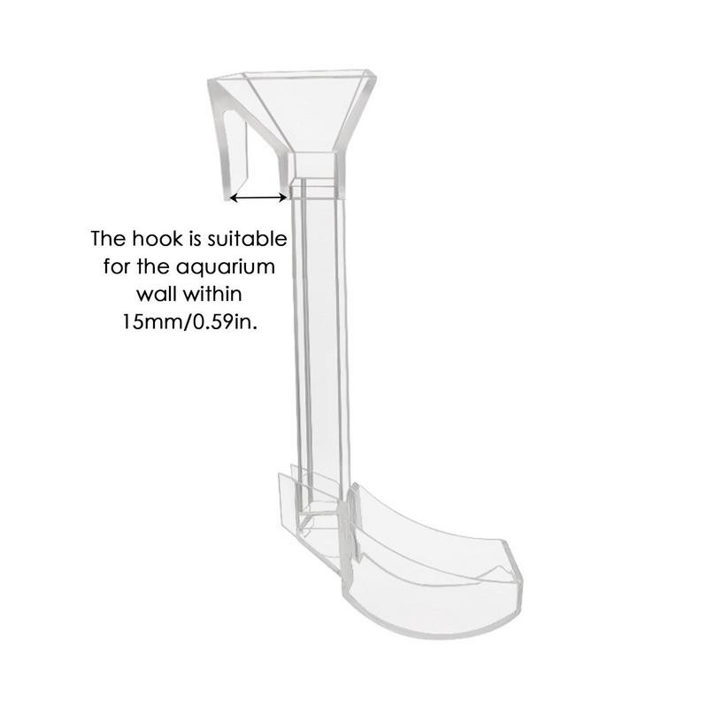 Хранилка за подводни риби Хранилка за аквариум Хранилка за скариди 15 см акрилна тръба за инструменти за хранене и вендуза Дропшиппинг