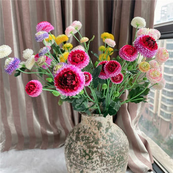 5 Κεφάλια/κλαδί Όμορφο ανοιξιάτικο λουλούδι μαργαρίτα Φωτογραφικό στούντιο γάμου στηρίγματα φωτογραφίας διακόσμηση σαλονιού flores artificiales