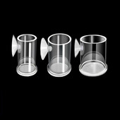 Átlátszó arcil akváriumi haletető Sodródásgátló garnélarák tojás hal táplálék etetőgyűrű Betta akvárium etető pohár Akvárium tartozékok