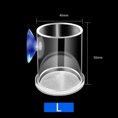 Átlátszó arcil akváriumi haletető Sodródásgátló garnélarák tojás hal táplálék etetőgyűrű Betta akvárium etető pohár Akvárium tartozékok