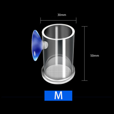 Átlátszó arcil akváriumi haletető Sodródásgátló garnélarák tojás hal táplálék etetőgyűrű Betta akvárium etető pohár Akvárium tartozékok