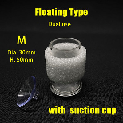 Átlátszó arcil akváriumi haletető Sodródásgátló garnélarák tojás hal táplálék etetőgyűrű Betta akvárium etető pohár Akvárium tartozékok