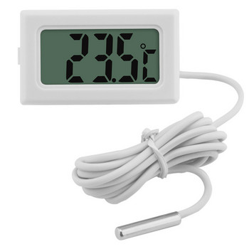 Водоустойчив LCD цифров термометър аквариум електронен прецизен инструмент за измерване на температурата в аквариума сензор за вътрешна температура