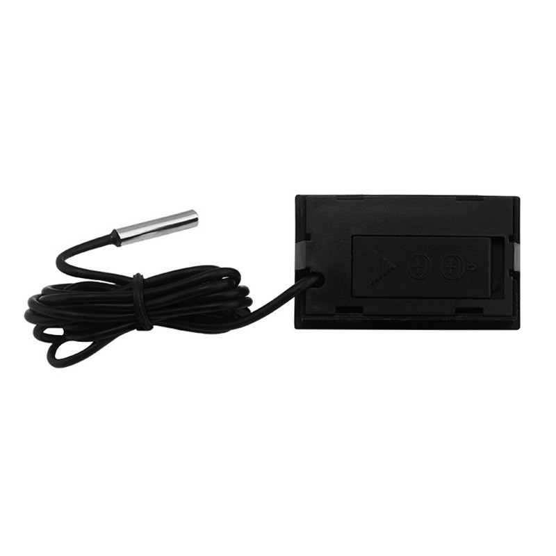 Ūdensizturīgs LCD digitālais termometrs akvārija elektroniskais precīzijas zivju tvertnes temperatūras mērīšanas rīks iekštelpu temperatūras sensors