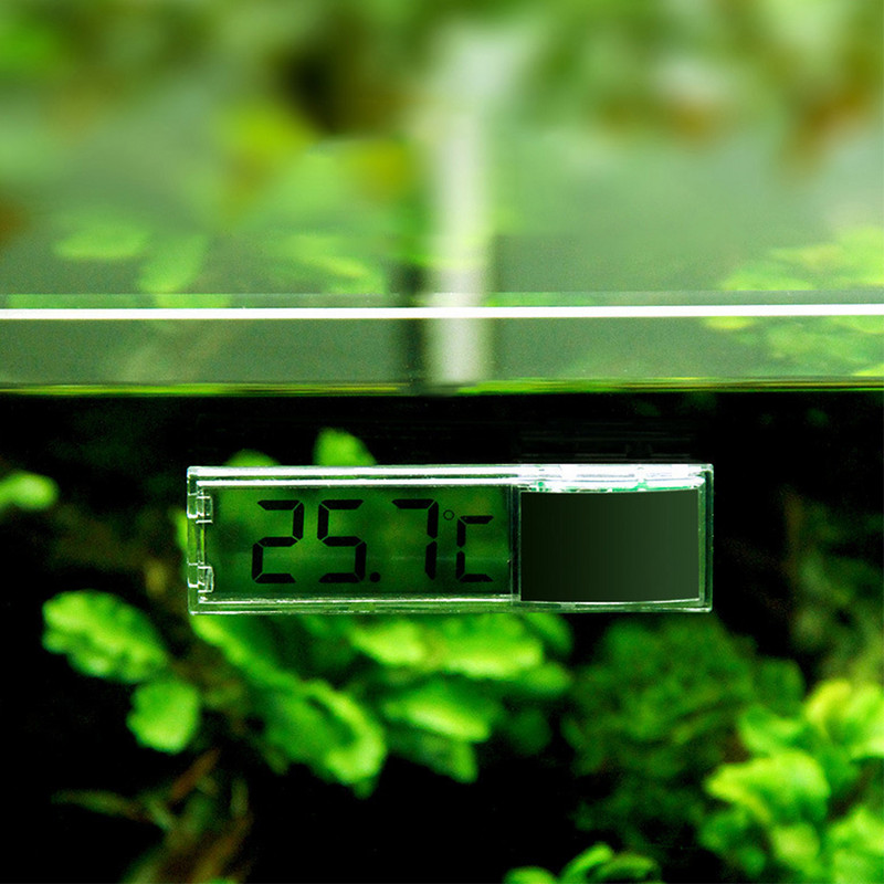 Θερμόμετρο ενυδρείου Ηλεκτρονική LCD ψηφιακή μέτρηση θερμοκρασίας δεξαμενής ψαριών Μετρητής θερμοκρασίας δεξαμενής ψαριών Αξεσουάρ ενυδρείου
