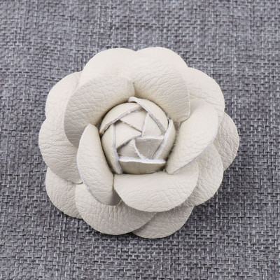 5db/6cm Műbőr Virágfej Barkácsolás Esküvői Cipők Fejdísz Kézműves Kézzel Készített Kiegészítők