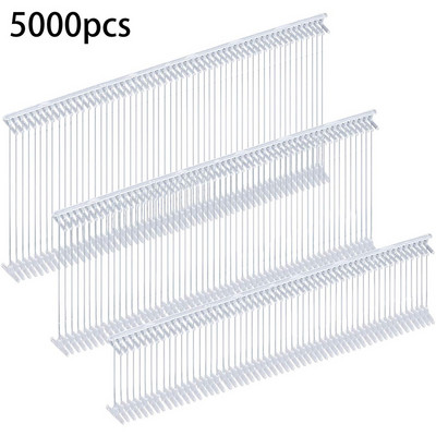 5000gab. balti standarta marķēšanas stieņu pielikumi, kas piemēroti standarta etiķešu ierīcēm, plastmasas apģērbu apģērbi cenu zīmes etiķete