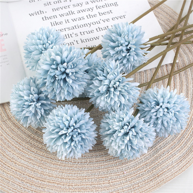 5 gab zīda hortenzijas vāze mājas istabas dekorēšanai kāzu pušķis āra dārza kāzu aksesuāri Atbrīvojums Lēti mākslīgie ziedi