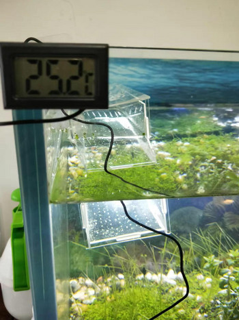 Αδιάβροχο ψηφιακό θερμόμετρο LCD Ενυδρείο Ηλεκτρονικό εργαλείο μέτρησης θερμοκρασίας δεξαμενής ψαριών ακριβείας με ανιχνευτή