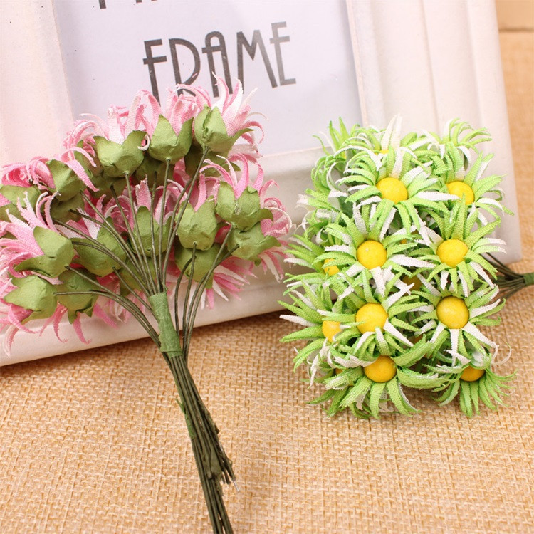 10 vnt. Pigi mini dirbtinė rožių šilko margučių gėlių puokštė namų vestuvių dekoravimui „pasidaryk pats“ iškarpų knygos vainikas netikros gėlės