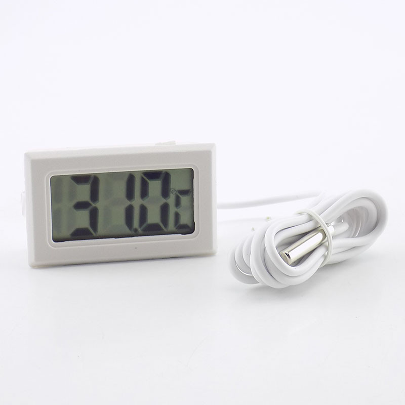 Digitālais LCD displejs Ūdens termometrs Elektroniskais termometrs Zivju akvārija tvertne Ledusskapis Ūdens temperatūra Ūdensizturīgs