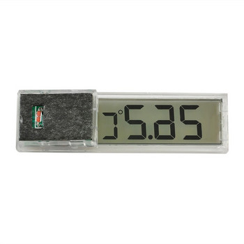 Термометър за аквариум LCD цифров електронен аквариум 3D цифров термометър стикер риба скарида костенурка