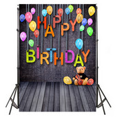 Születésnapi háttér fényképes Születésnapi Képernyő Háttér Asztalterítő Családi dekoratív kiegészítők