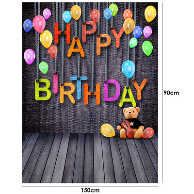 Születésnapi háttér fényképes Születésnapi Képernyő Háttér Asztalterítő Családi dekoratív kiegészítők