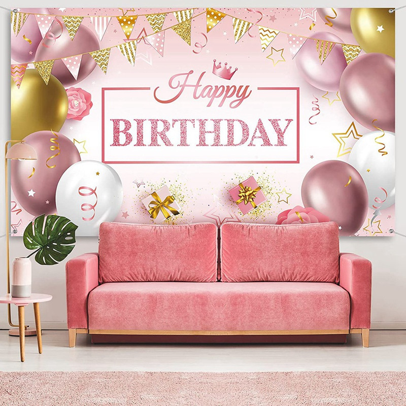 Palju õnne sünnipäevaks Taustabänner Eriti suur sünnipäevasildi plakat meestele naiste sünnipäevapeo kaunistus