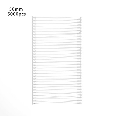 5000 gab. Standarta marķēšanas stiprinājumi balti standarta marķēšanas stieņi.