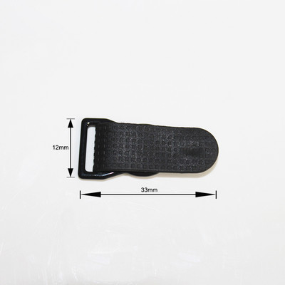 Zeķes zeķu rokturi Suspender Clips Plastmasas melna korsete kāja prievīte jostas klipsi Āķi Sukares gali 30gab/part.