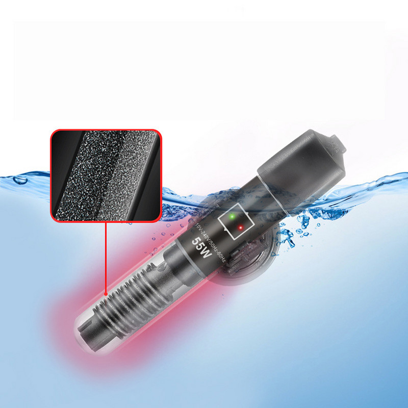 25 W/50 W akvárium fűtőrúd 26 fokos tó melegítő rúd sósvízi édesvízi teknős tartályokhoz termosztát mini akvárium fűtő