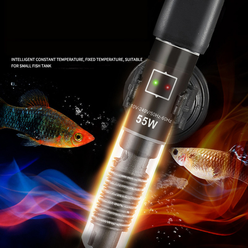 25 W/50 W akvárium fűtőrúd 26 fokos tó melegítő rúd sósvízi édesvízi teknős tartályokhoz termosztát mini akvárium fűtő
