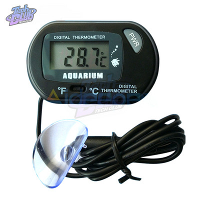 LCD Цифров термометър за аквариум Fish Tank Измервател на температурата на водата в аквариума Детектор за температурата на аквариума Аларма за риби Инструмент за домашни любимци Aquatic
