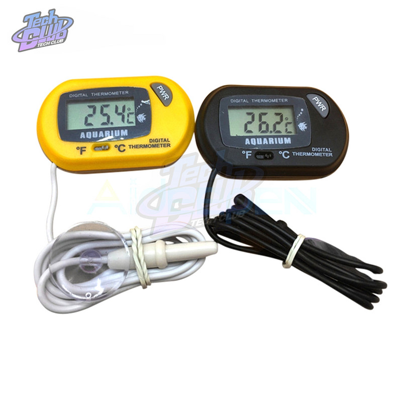 LCD digitaalne akvaariumi termomeeter kalapaagi veetemperatuuri mõõtja akvaariumi temperatuuri detektor kalaalarm Lemmikloomatarvikute tööriist Aquatic