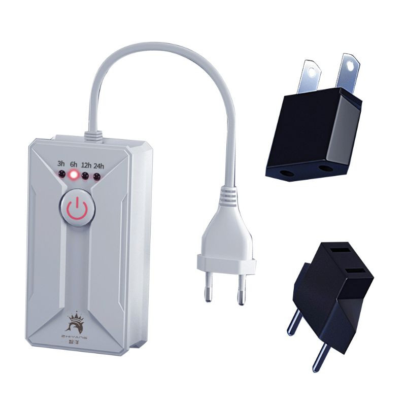 110-220V akvārija mehāniskais taimeris 3h/6h/12h/24h viedais automātiskais zivju tvertnes slēdža kontrollera ligzda