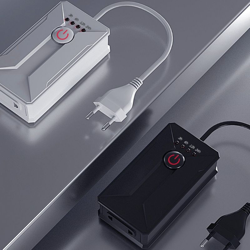 110-220V akvārija mehāniskais taimeris 3h/6h/12h/24h viedais automātiskais zivju tvertnes slēdža kontrollera ligzda