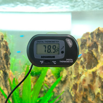 Цифров термометър за аквариум Високоточен измервател на температурата за засадени аквариуми Аксесоари за аквариум Консумативи