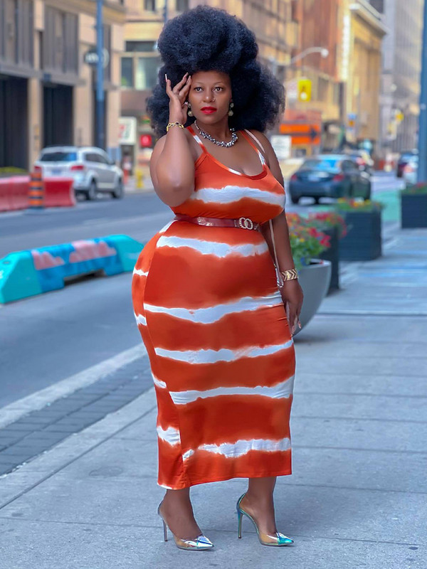 ZJFZML ZZ Liela izmēra garas kleitas Sieviešu apģērbs Elegants modes spageti siksna bez piedurknēm bez atzveltnes augumu veidojoša slaida kleita