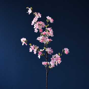 109cm τεχνητά λουλούδια από μετάξι Fake Blossom Cherry Long Branch Wedding Arch Party Backdrop Διακόσμηση τοίχου σπιτιού Αξεσουάρ φωτογραφιών