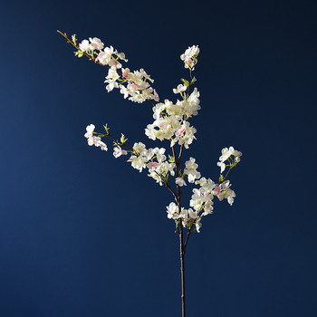 109cm τεχνητά λουλούδια από μετάξι Fake Blossom Cherry Long Branch Wedding Arch Party Backdrop Διακόσμηση τοίχου σπιτιού Αξεσουάρ φωτογραφιών