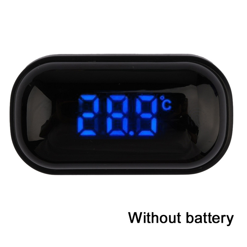 Ūdensnecaurlaidīgs LED digitālais akvārija termometra testeris zivju tvertnes elektroniskais termometra mērītājs, pielīmējams temperatūras mērītājs