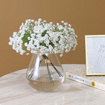 135Κεφάλια 52cm Βρεφική Αναπνοή Τεχνητά Λουλούδια Πλαστικά Γυψόφιλα DIY Μπουκέτα λουλουδιών Σύνθεση για διακόσμηση σπιτιού γάμου
