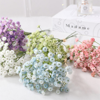 135Κεφάλια 52cm Βρεφική Αναπνοή Τεχνητά Λουλούδια Πλαστικά Γυψόφιλα DIY Μπουκέτα λουλουδιών Σύνθεση για διακόσμηση σπιτιού γάμου