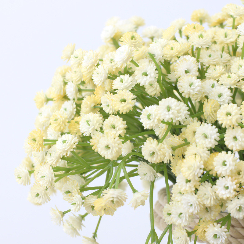 135 fej 52 cm babák lélegzet művirágok műanyag gypsophila barkács virágcsokrok esküvői otthoni dekorációhoz