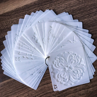 Trafaretai Mandalų tapyba Šablonai Šablonai Trafaretai Sienų Rinkinys Piešimas Gėlių planuotojas Taškas Darvingo pjaustymo įrankiai Baldai Atostogos