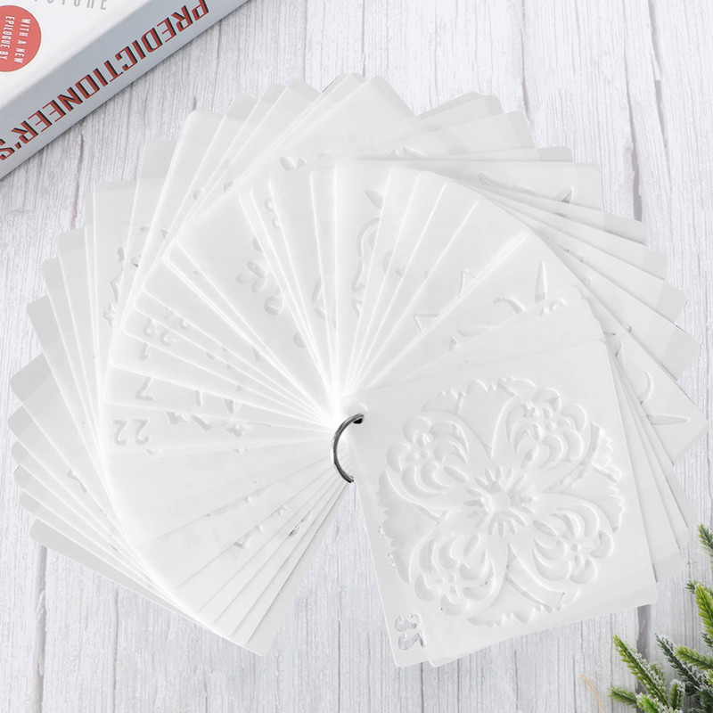 Trafaretai Mandalų tapyba Šablonai Šablonai Trafaretai Sienų Rinkinys Piešimas Gėlių planuotojas Taškas Darvingo pjaustymo įrankiai Baldai Atostogos