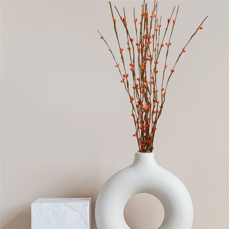 10/20 db őszi rattan füzér szőlődísz mesterséges bogyó szár műbogyók karácsonyi koszorú dekoráció esküvői lakberendezés