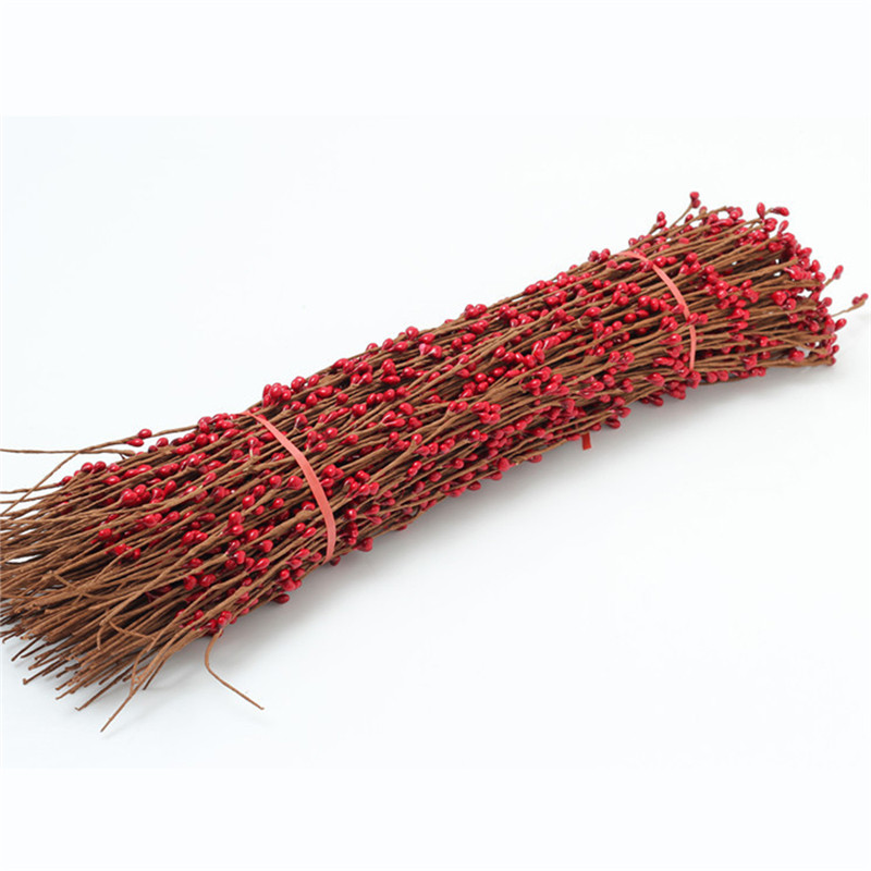 10/20 db őszi rattan füzér szőlődísz mesterséges bogyó szár műbogyók karácsonyi koszorú dekoráció esküvői lakberendezés