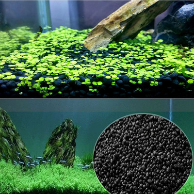 Rezervor de pești Substrat de fertilitate pentru plante de apă Nisip Îngrășământ pentru acvariu Substrat pentru acvariu Plutitor acvatic Iarbă Argilă Sol pentru acvariu