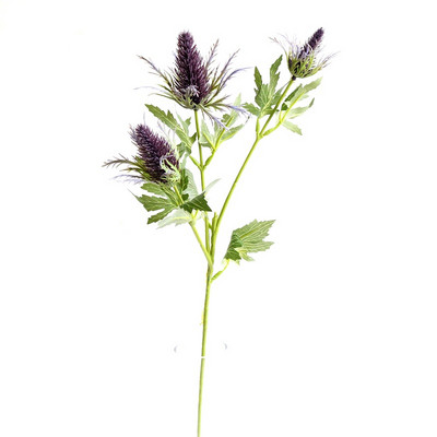 Művirágok 3 fej Műbogáncs Zöld Növények hiba Permetek Központi dekoráció Esküvő Valentin-nap Otthoni dekoráció