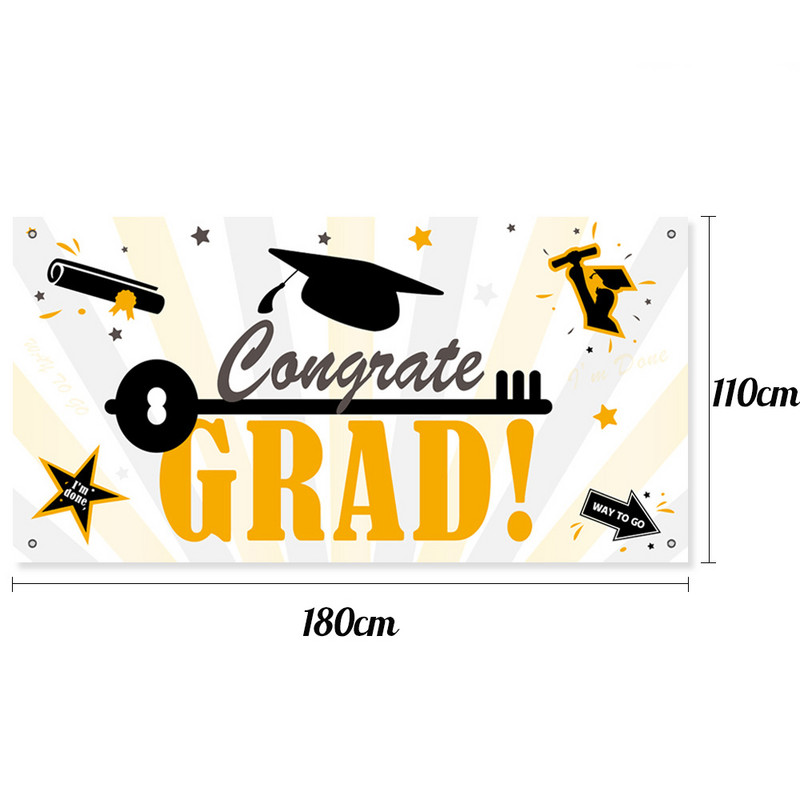 Izlaiduma ballītes fona noformējums Apsveikumi, absolventu cepures fotografēšanas rekvizīti 2022. gada kūku galda fotoattēla fons