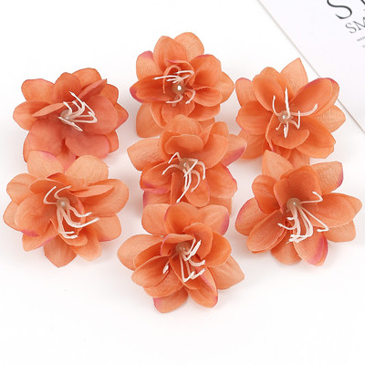 30 db művirág fej selyem liliom virág esküvői otthonra karácsonyi dekoráció barkács koszorú album kellékek